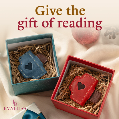 BygoneMark - Personalized Magnetic Leather Pen Holder Bookmark