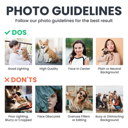 My Furry Angel Upload Photo Keychain, Sympathy Gift