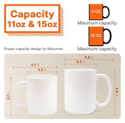 Custom Funny Coffee Mug, I Have Selective Hearing You Werent Selected Cat, Fun Gifts For Coworkers, Friends, Family, Gift for Animal Lovers