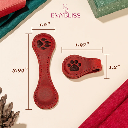 TimelessMark - Personalized Magnetic Leather Bookmark