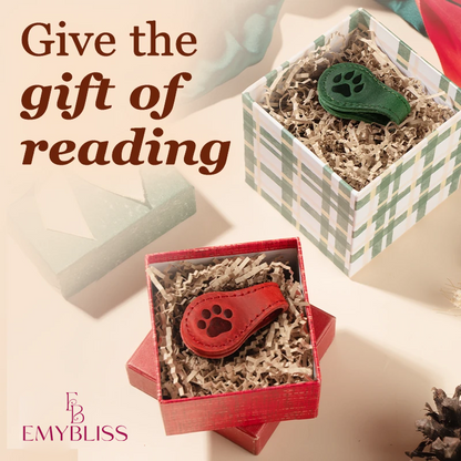 TimelessMark - Personalized Magnetic Leather Bookmark