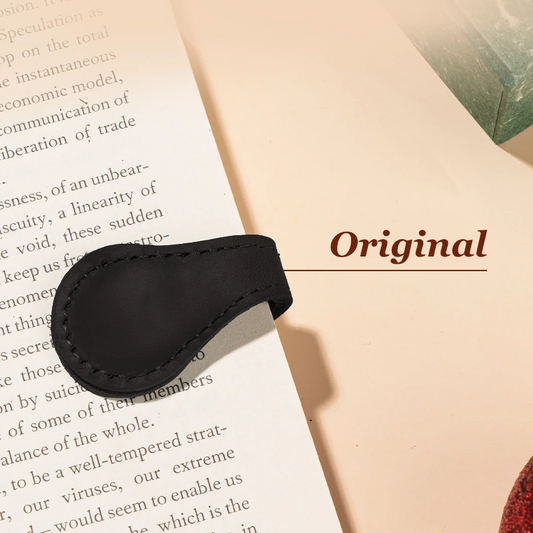 TimelessMark - Personalized Magnetic Leather Bookmark