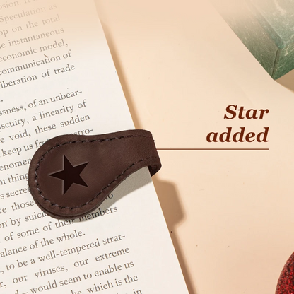 TimelessMark - Personalized Magnetic Leather Bookmark