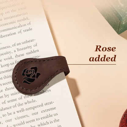 TimelessMark - Personalized Magnetic Leather Bookmark