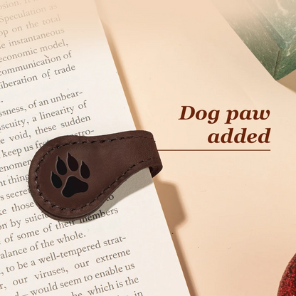 TimelessMark - Personalized Magnetic Leather Bookmark