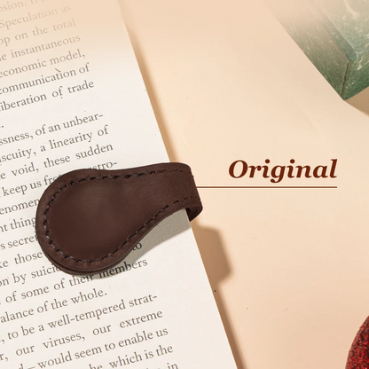 TimelessMark - Personalized Magnetic Leather Bookmark