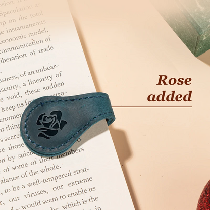 TimelessMark - Personalized Magnetic Leather Bookmark