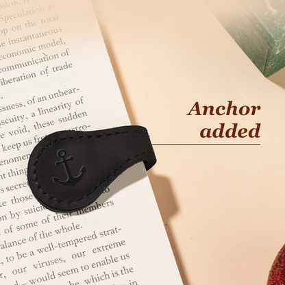 TimelessMark - Personalized Magnetic Leather Bookmark