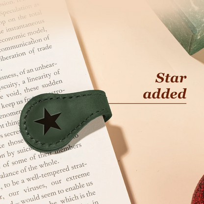 TimelessMark - Personalized Magnetic Leather Bookmark