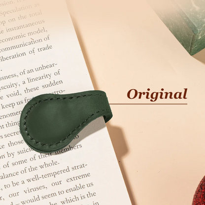 TimelessMark - Personalized Magnetic Leather Bookmark