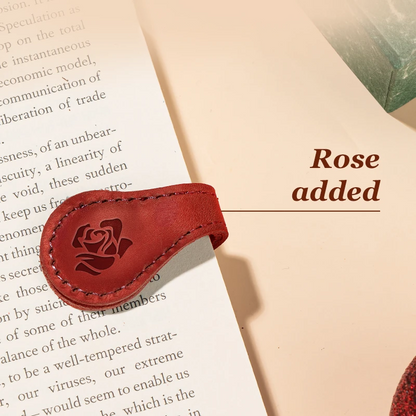TimelessMark - Personalized Magnetic Leather Bookmark