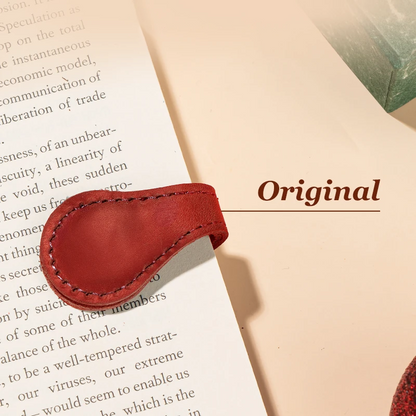 TimelessMark - Personalized Magnetic Leather Bookmark