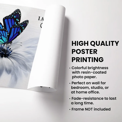 I Am Always With You Personalized Poster, Sympathy Gift